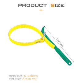 Flaconi Auto-Ölfilterschlüssel,Bandschlüssel,Ölfilterband,Filterband,Ölfilterschlüssel Universal,Ölfilter schlüssel,Ölfilterschlüssel Gummi,Geeignet für Autos,Traktoren,Ölfiltern,Kraftstofffiltern