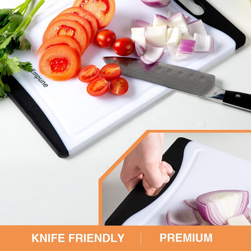 Extra Large Cutting Boards, Plastic for Kitchen (Set of 4)