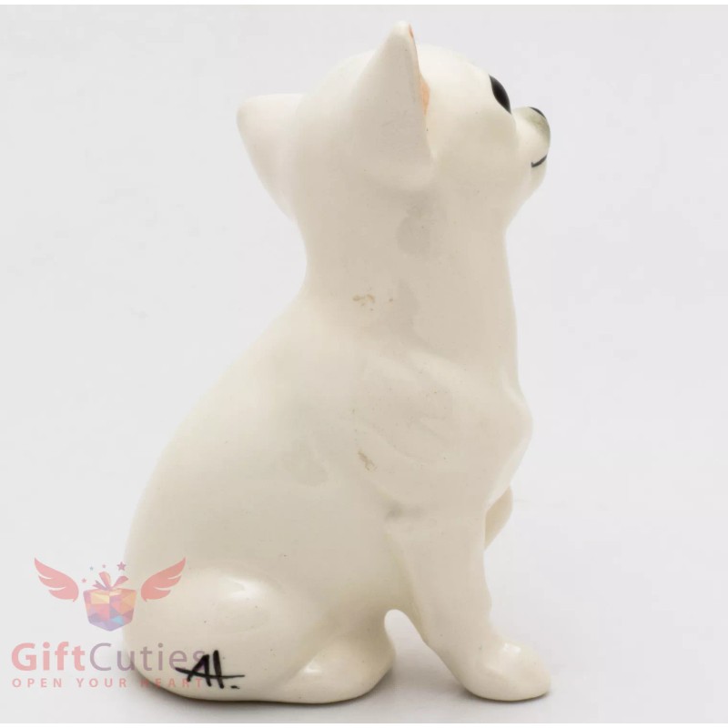 Porcelain Figurine of the Chihuahua dog