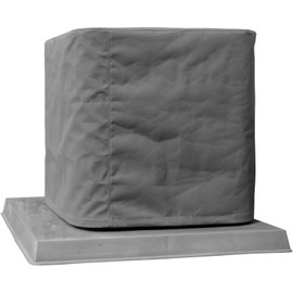 SugarHouse Outdoor Air Conditioner Cover - Premium Marine Canvas - Made in the USA - 7-Year Warranty - 30" x 30" x 38" - Gray