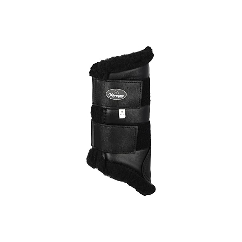 Marengos Soft Comfort Dressage Gaiters Black Warmblood