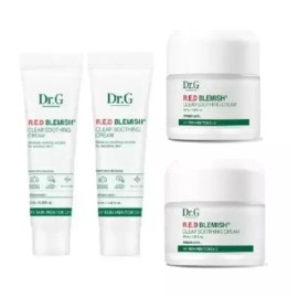 Dr.G 닥터지레드 블레미쉬 클리어 수딩크림 50ml x 2개 + 10ml x 2개 피부진정 Dr.G Red Blemish Clear Soothing Cream 50ml x 2pcs + 10ml x 2pcs Skin Calming