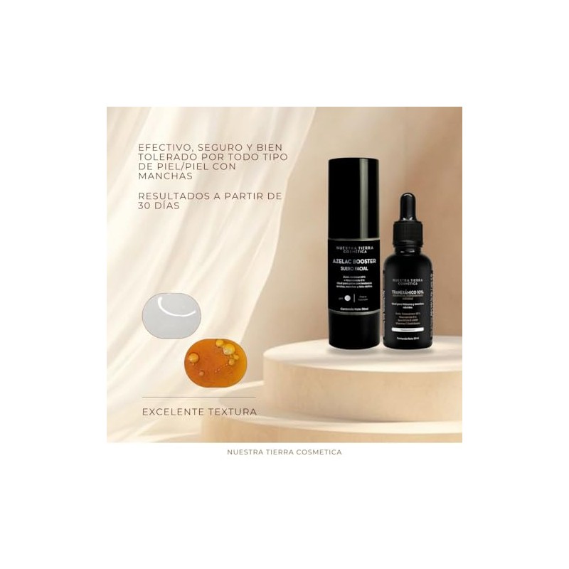 Nuestra Tierra Cosmética Kit Facial Azelac Booster 10% + Tranexámico