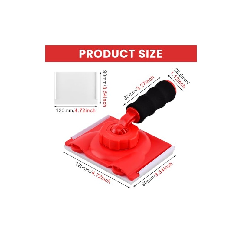 Paint Edger Trimmer with 2 Replacement Pads,Paint Edgers Tool,Walls &