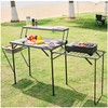 Maarch Folding Grill Tables for Outside Camping, Lightweight Kitchen Camping