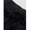 Weintee Women's Petite Sweatpants Jogging Pants with Pockets L Black