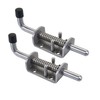 2 Pack Heavy Duty Stainless Steel Spring Loaded Latch Faster