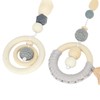 4 Pcs Wooden Hanging, Stroller Pendant Baby Play Gym Wooden