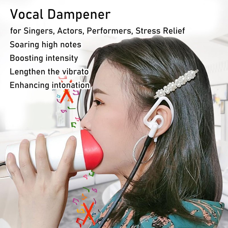 Vocal Dampener for Singing Practice, Performers, Stress Relief, Vocal Steamer