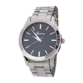 2Chique Boutique Men's Black Dial Fashion Bracelet Watch