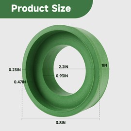 LEYURISE Toilet Gasket Toilet Tank To Bowl Gasket Seal Compatible With Gerber Fluidmaster 21-752 21-372 Ultra flush 28-380 28-384 28-385 Replace#: 99-591 99-582 99-537