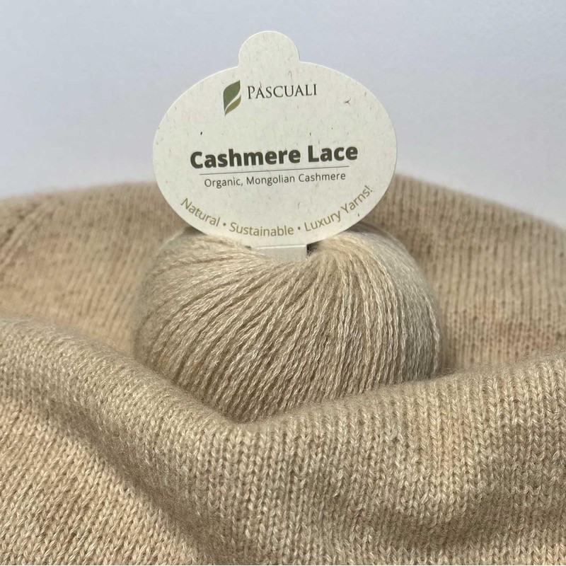 PASCUALI Organic Cashmere Lace Knitting Wool 100% Cashmere Wool for