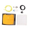 Concrete Saw Power Cutter Air Filter Fuel Line Gasoline Pipe