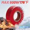 RED WOLF Red Electrical Tape 3/4 Inch x 66 Ft
