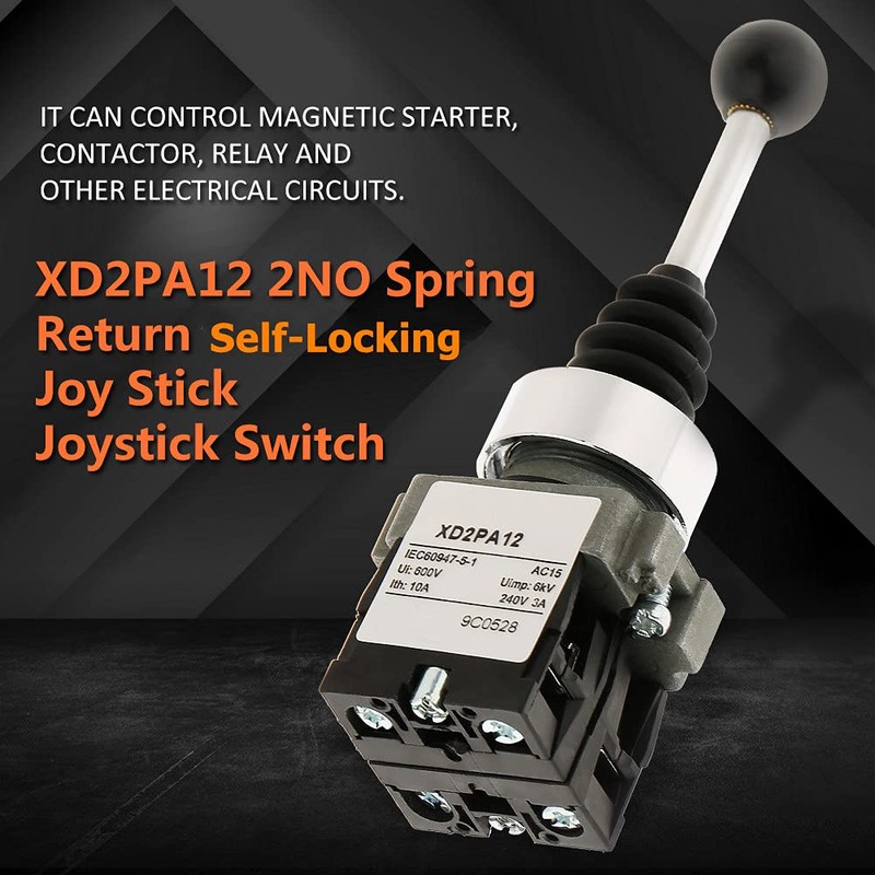 Joystick Switch Cross Switch Double Self-Locking Switch 2 Single Lever