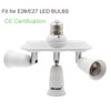 DiCUNO Light Socket Splitter 3 Way Adapter, 3 in 1