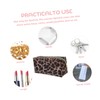 FOMIYES Leopard Print Multifunctional Cosmetics Bag Portable Toiletry Organizer for