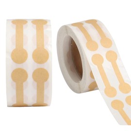 500Pcs Jewelry Price Tags Stickers, Round Price Stickers Blank Price Tags, Self-Adhesive Small Business Price Labels Self Adhesive for Bracelets Clothing Ring Necklace Earring Price Identify Label