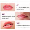 Lápiz Labial Cambiante de Color,Barra Labios Hidratante A Prueba Transferencia