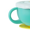 Toddler Suction Cup Bowls with Lids Prevent Falling Stainless Steel