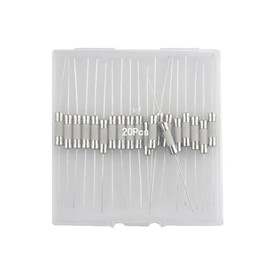 MFLAMO T12.5A Fuses T12.5AH250V Ceramic Axial Lead Fuse 5x20mm/0.2 x0.79 Delay Slow Melting 12.5AMP 250V Delay Fuse Packag in a Silver