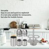 Stainless Steel Seasoning Bottle Multipurpose Food Grade Refillable Rustproof Salt