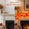 LED Maple Leaf String Lights – Autumn Leaf Garland Decoration