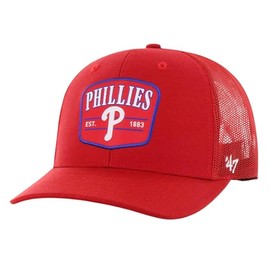 47 Philadelphia Phillies Squad Adjustable Trucker Hat (US, Alpha, One Size, Red)