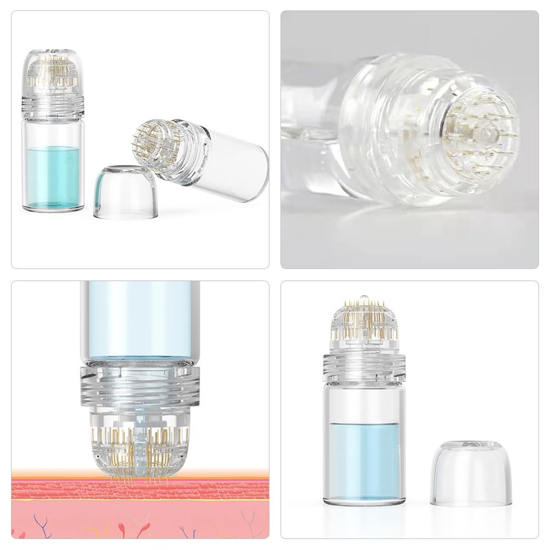 minkissy Hydra-Roller Micro Needle Roller Serum Applicator 20 Micro Needles