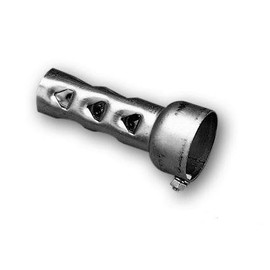 MOTORCYCLE STOREHOUSE dB Killer 2" x 4” Lang Auspuff Schalldämpfer Silencer Drag Pipe Baffle