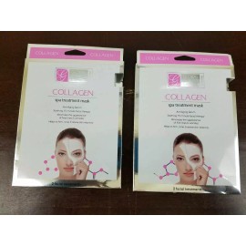 Global Beauty Care Collagen Spa Facial Treatment Mask by Global Beauty Care Lot of 2 (2per pack)