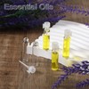 100PCS Empty Perfume Sample Bottles, Transparent Clear 1ml 1/4 Dram