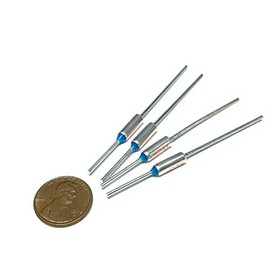 4 Pieces TF 121C 249.8F Thermal Fuse cutoff ry mini micro metal 10A 250V B48