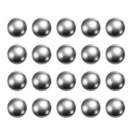 sourcing map 50pcs 14mm Carbon Steel Bearing Balls Precision Polished