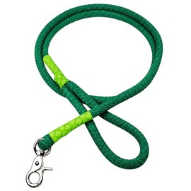 Correa para Perro Artesanal Premium, Hecha en México, con destorcedor Tipo Cangrejo, para Paseos al Aire Libre, diseño cómodo y Seguro, Color Verde Se