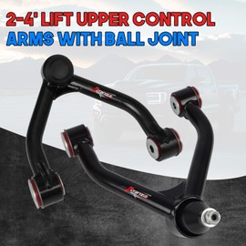 2-4" Lift Front Upper Control Arms for 1988-1998 K1500, 1992-1999 Yukon/ K1500 Suburban, 1988-1991 V1500 Suburban, 1995-1999 Tahoe, Front Tubular Suspension Control Arm for Chevy/GMC