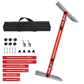 Stair Tread Template Tool,Aluminum Alloy Stair Measuring Tool,Adjusts 11.5"-60" Stair Tread Jig for Stairs,Risers,Partitions,Self and Cutting Drywall,Compatible with Many Types of Layout Projects