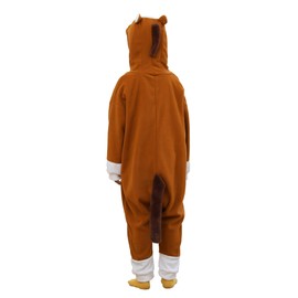 YAMENG Kids Cosplay Costumes Onesie Pajamas for Kids Brown Horse Gift