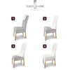 Scheffler Home Mia Stretch Chair Cover Elastic Microfibre Stretch Cover