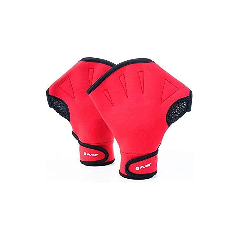 Pure2Improve Unisex's Swimming Gloves, Red, L