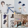 CHADWICK Mannequin Head Wall Mount, Hanging Wig Stand for Wigs,