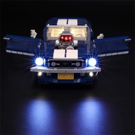 Lightailing Light Set for (Creator Expert Ford Mustang) Building Blocks Model - Led Light kit Compatible with 10265(NOT Included The Model)