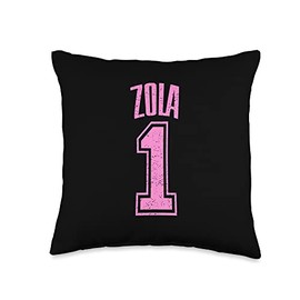 Zola Supporter Number 1 Biggest Fan Throw Pillow