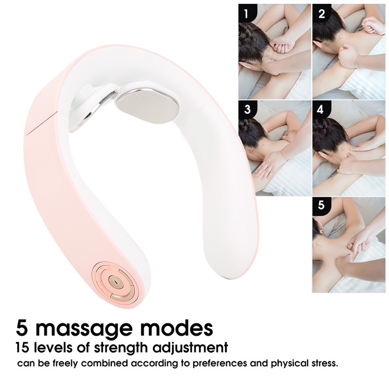 Cervical Vertebra Massage Device Mini Smart Constant Temperature Hot Compress