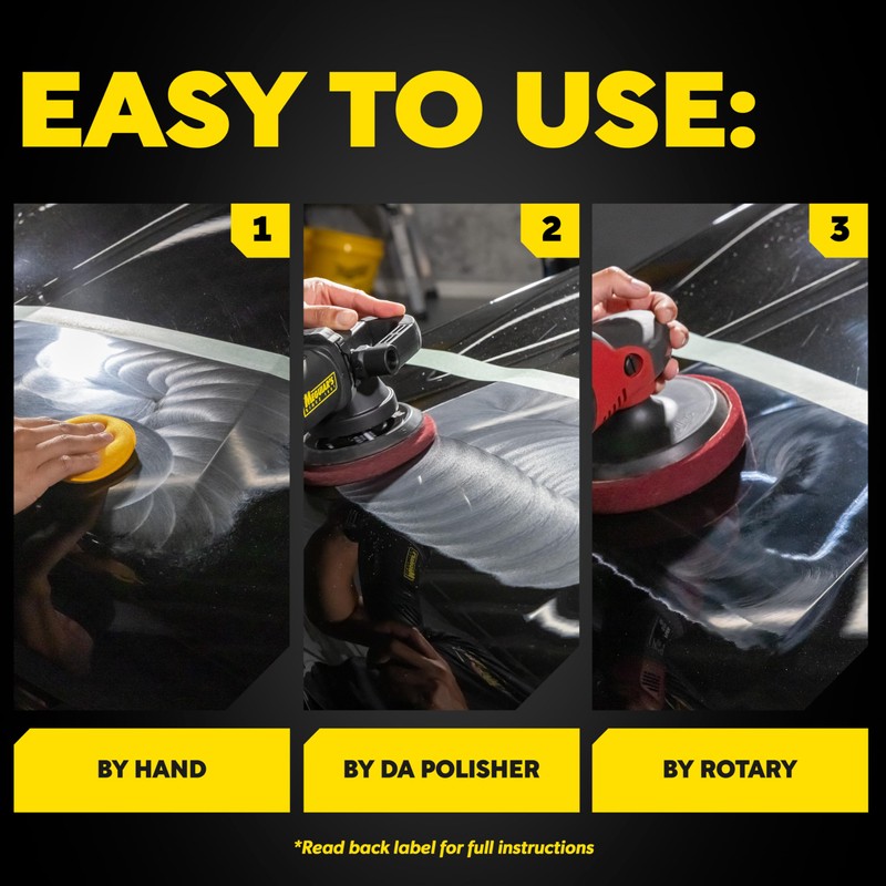 Meguiar’s Mirror Glaze M105 Ultra-Cut Compound, Pro-Grade Car Compound for