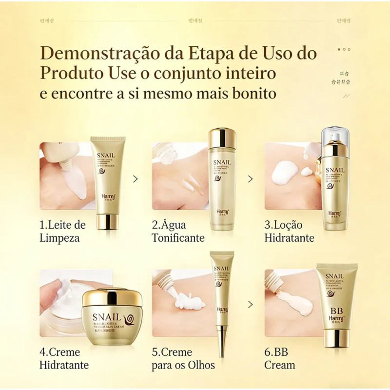 !coreana Belleza Piel Caracol Agua Ligera Cuidado Co