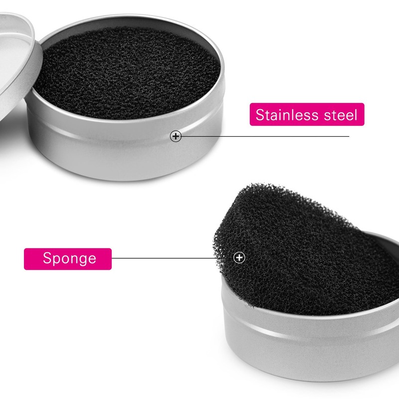 Luxspire Makeup Brush Cleaner Quick Wash Sponge Remover Color From