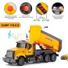 LerBao 2 Pack Large Construction Engineering Truck Toys,Moveable Claw Excavat...