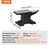 VEVOR Single Horn Anvil, 9 Lbs Cast Steel Anvil, High