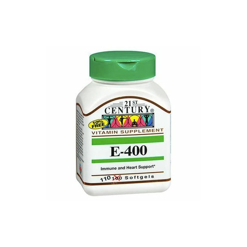 E-400 110 Softgels By 21st Century